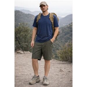 Kuhl Deceivr Shorts 42 Olive Stretch Hiking Chino DWR UPF50